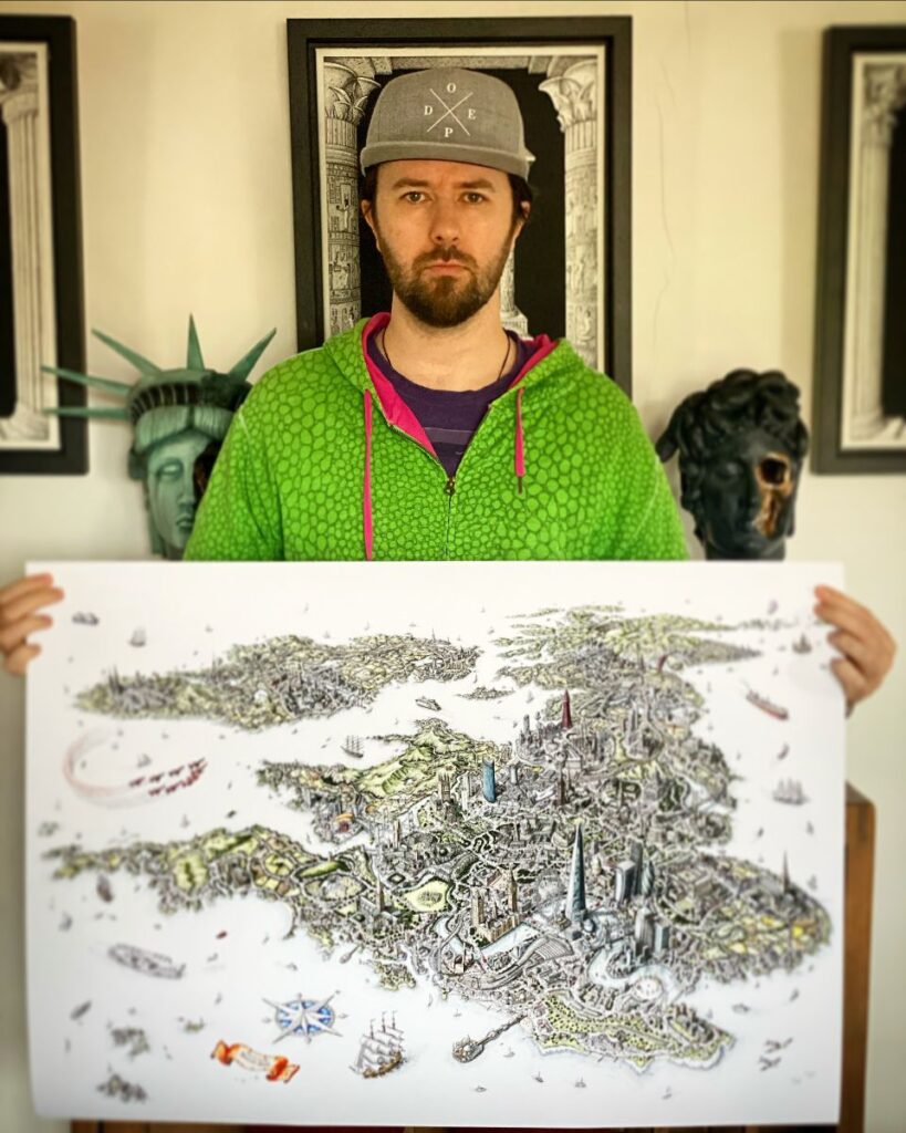 limited edition artwork map prints 