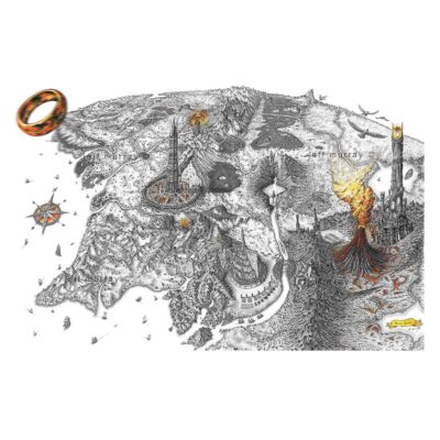 Middle Earth Map prints