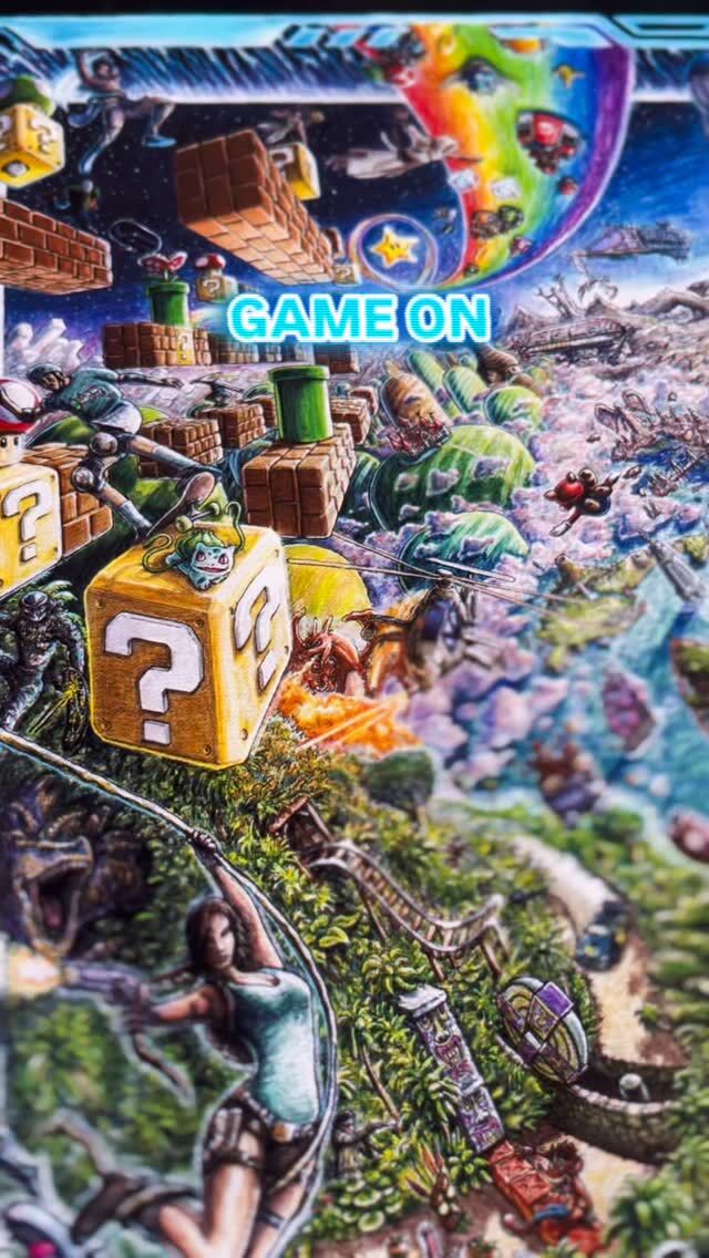 🎮 GAME ON 🎮
Best selling prints in 6 months.
Fastest selling original artwork.
Prints available online (link on bio).
🎮🔥🎮
#GameOn #Gaming #ComputerGame #PS5 #Nintendo #XBox #PlayStation #PC #Gamer #Games #Copic #PenArt #jeff_murray_art